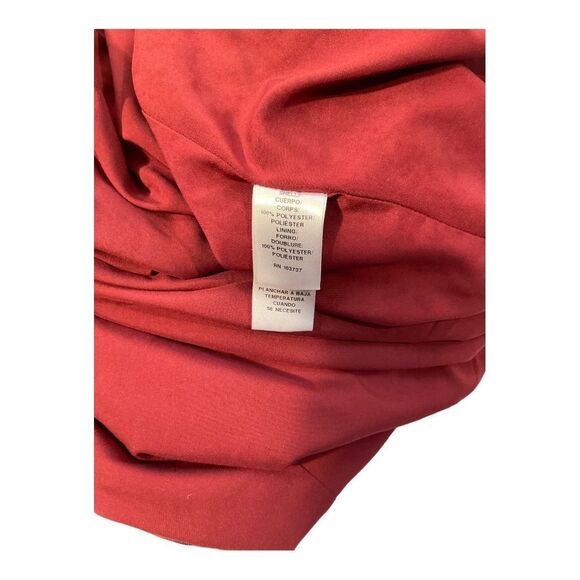 Donna Morgan Women's Bordeaux Electric Pink Multi Floral HighLow Dress size 12 - Picture 7 of 16